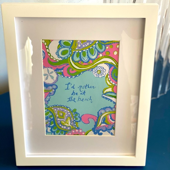 🌴Lilly Pulitzer Repurposed Agenda 8x10 print🌴